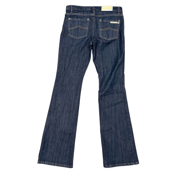NWT Michael Kors Dark Blue Sausilito Boot Cut Jeans Size 4 - Picture 2 of 9